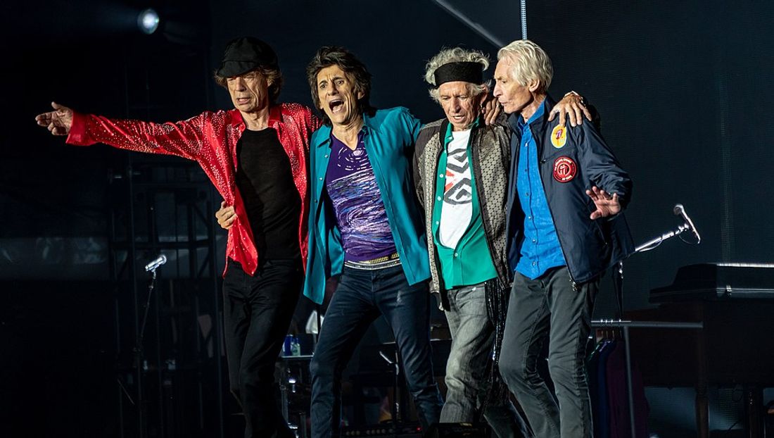 The Rolling Stones en concert en mai 2018.