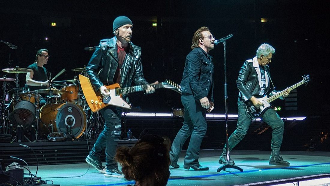 U2 en concert à Berlin, le 31 août 2018.