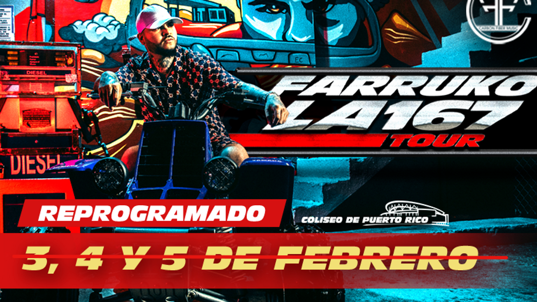Farruko, concerts reprogrammés