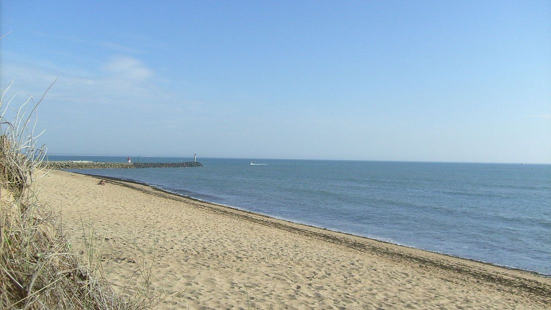La plage de La Cotinière, sur l'île d'Oléron.