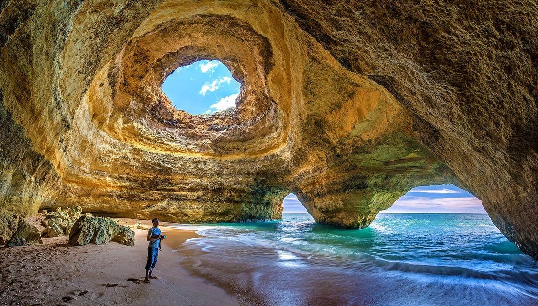 La région d'Algarve au Portugal.