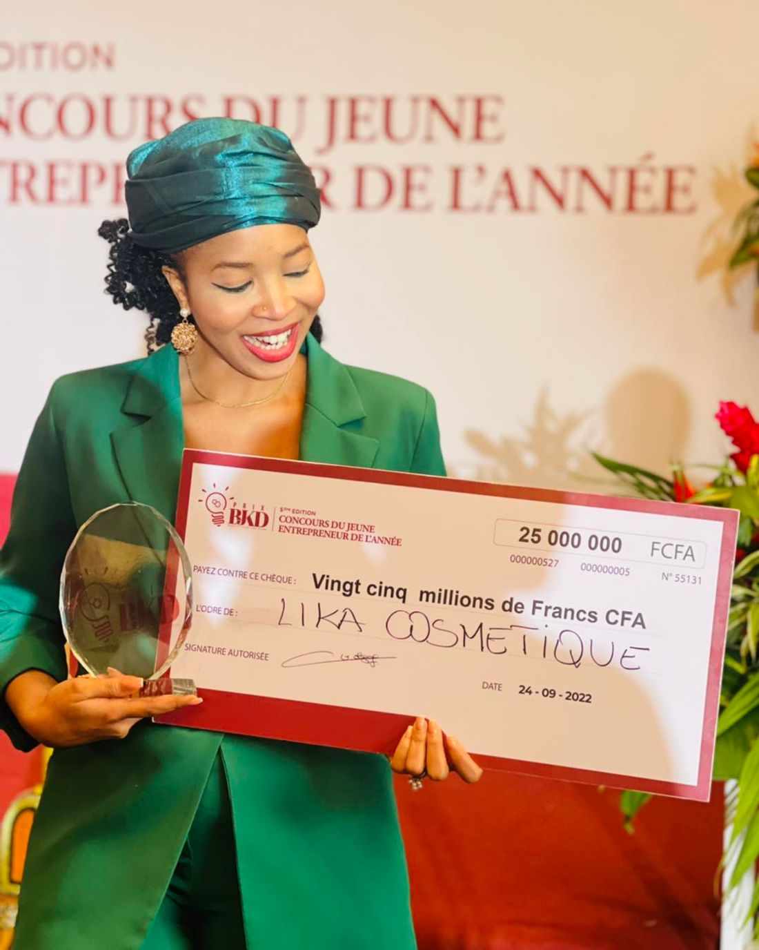 Entrepreneuriat/ Parfumerie : À 28 ans, l’ivoirienne Zalika Barro rafle le prix BJKD 