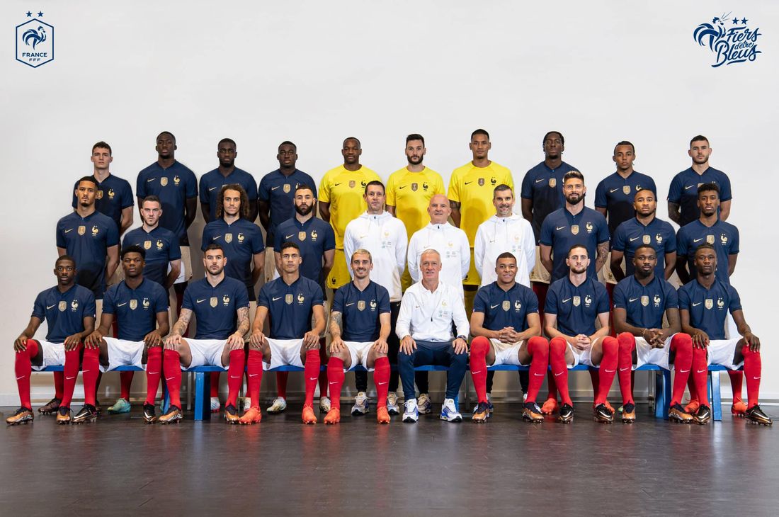 Photo officiel équipe de France