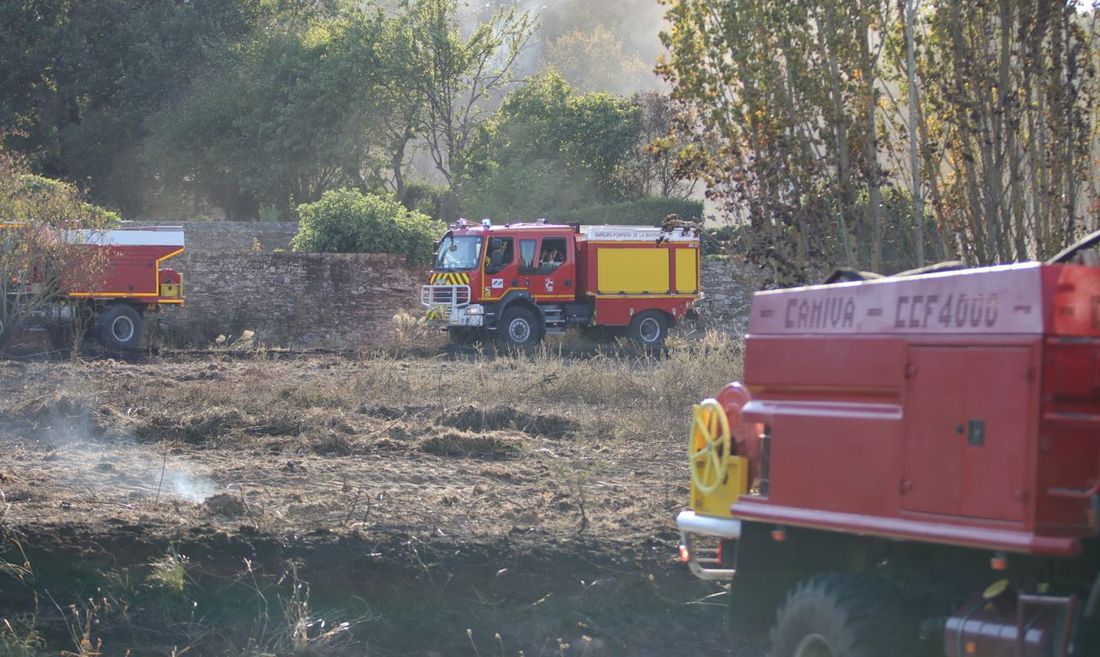 L'incendie de Nyoiseau a été fixé vers 18h30 ce mercredi.