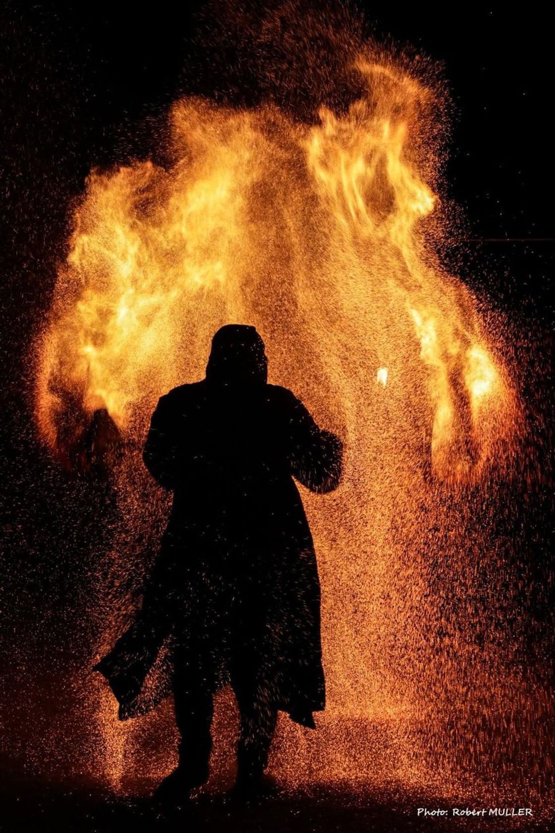 Spectacle de feu !