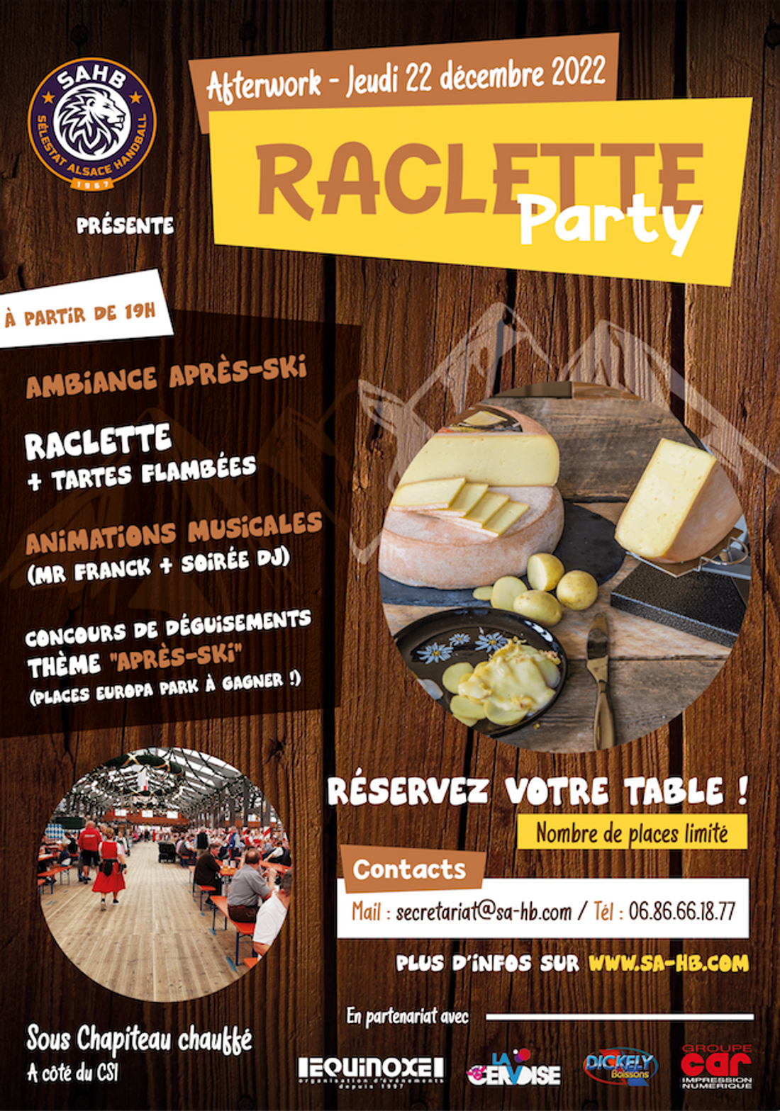 RACLETTE PARTY BY SAHB