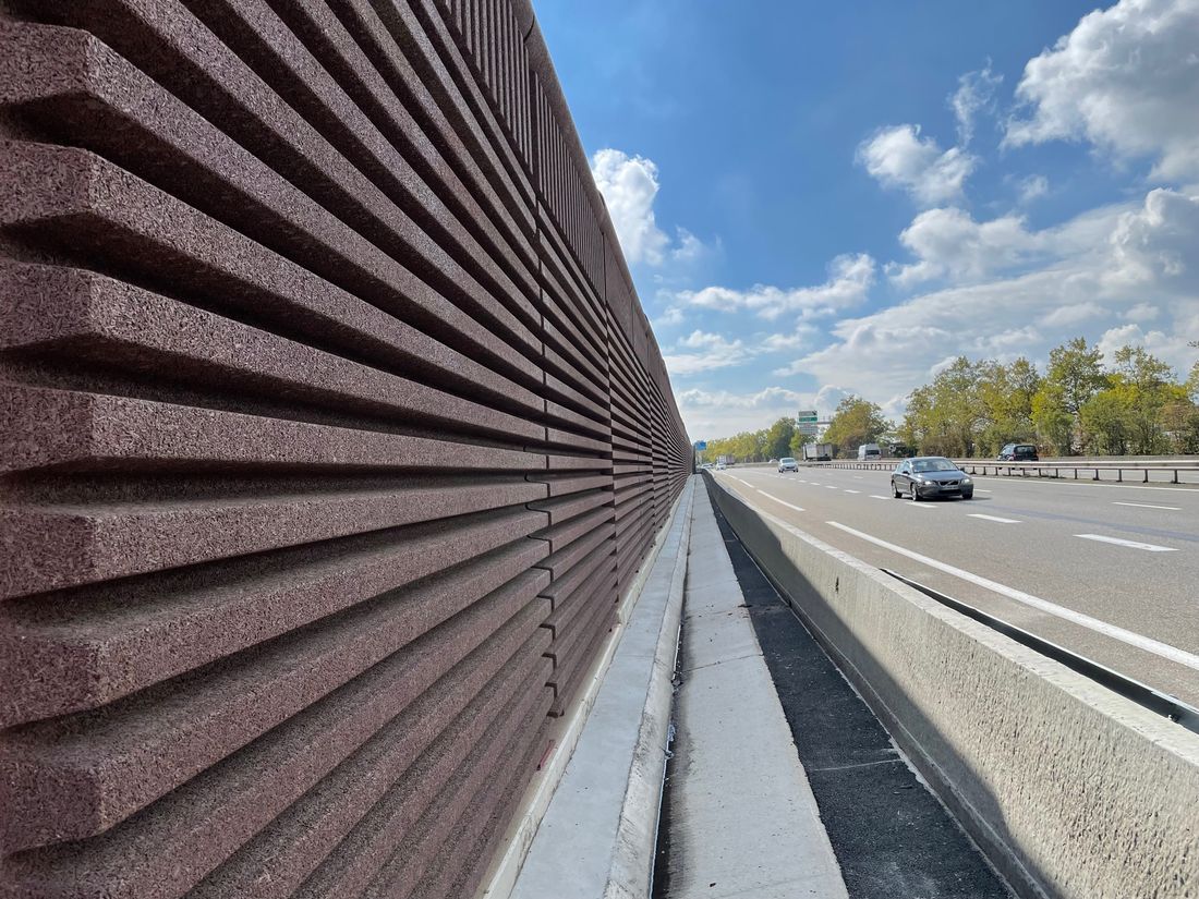 Le mur anti-bruit de Houssen (côté est) a été inauguré ce vendredi