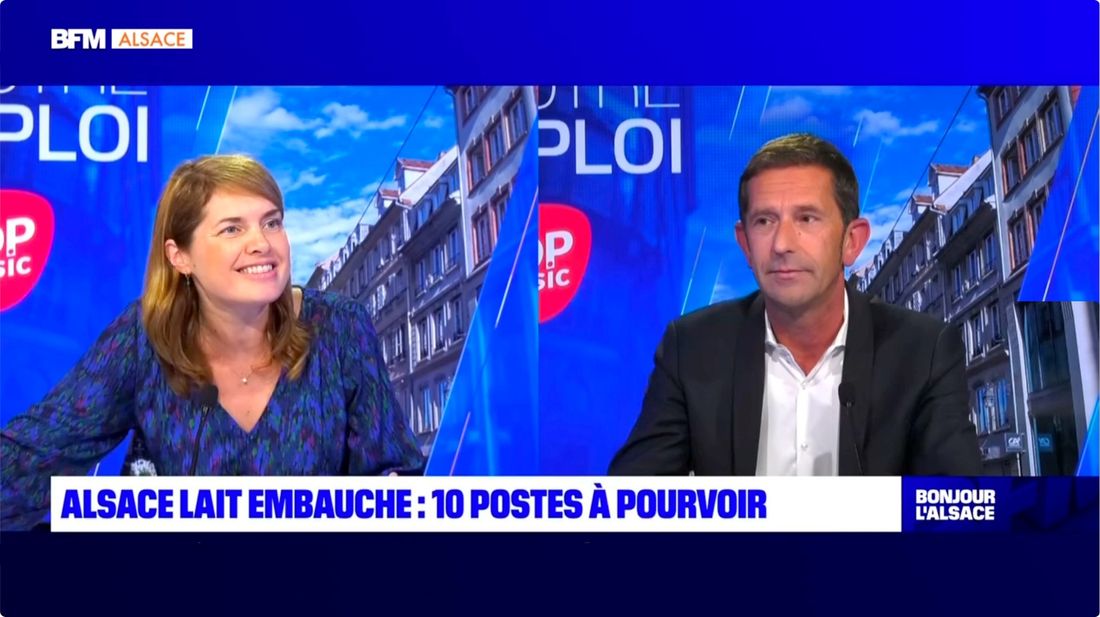 Capture de "C Votre Emploi" du 19 octobre sur BFM Alsace