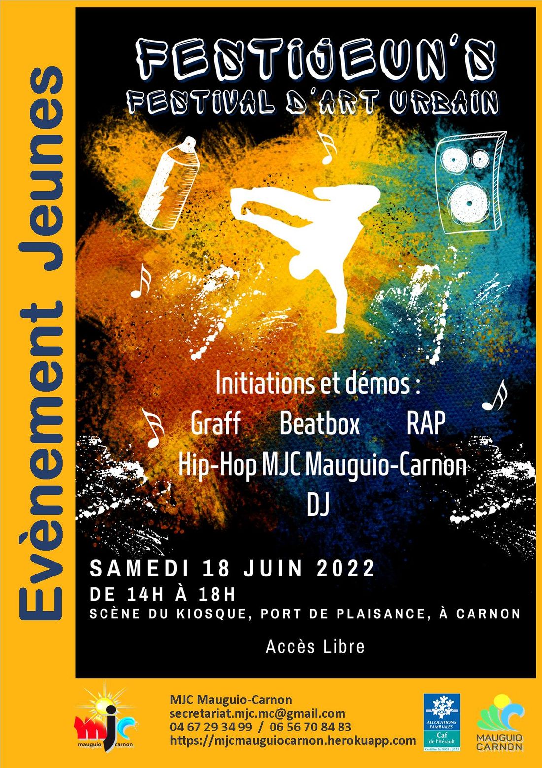 FESTIJEUN'S samedi 18 juin à Carnon