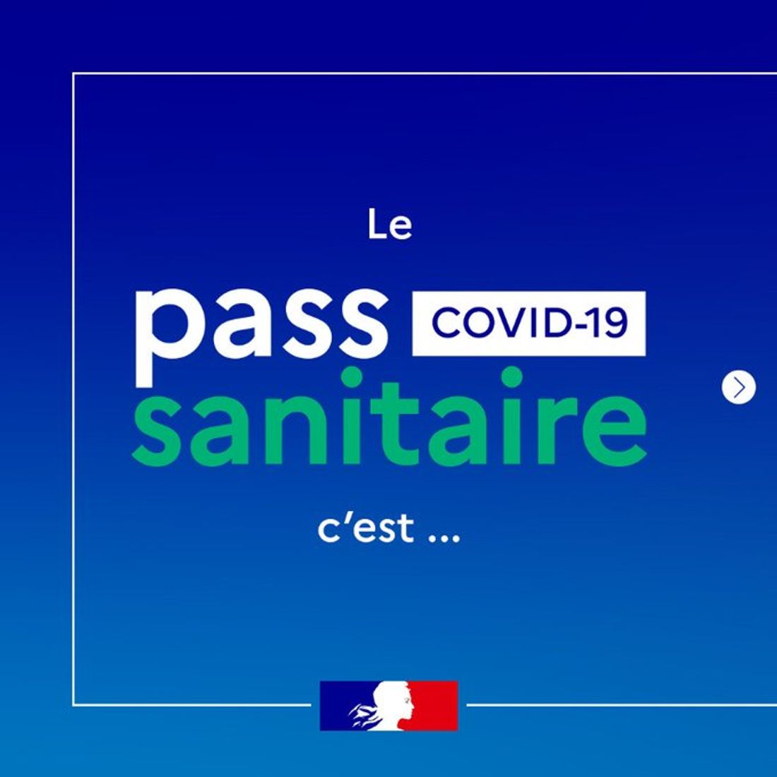 Pass sanitaire élargi dès lundi.