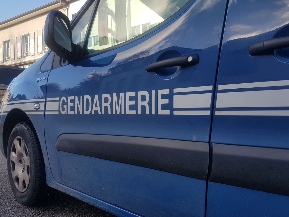 Un véhicule de Gendarmerie, illustration