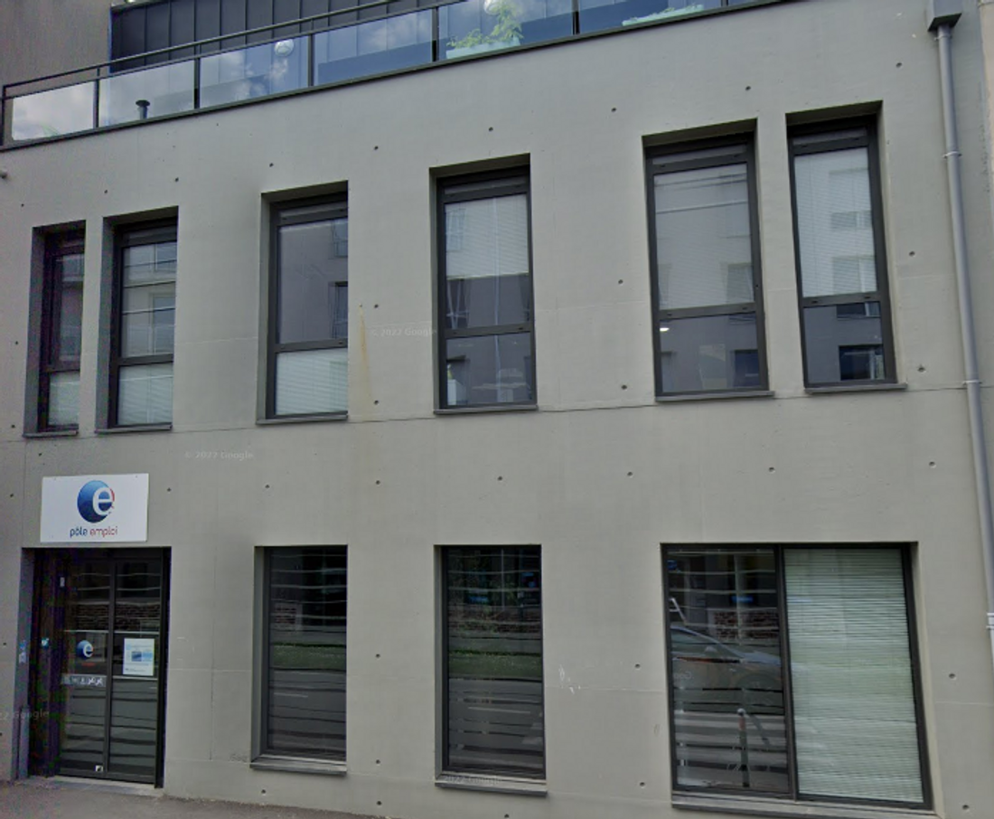 Une agence Pôle Emploi à Rennes, capture d'écran