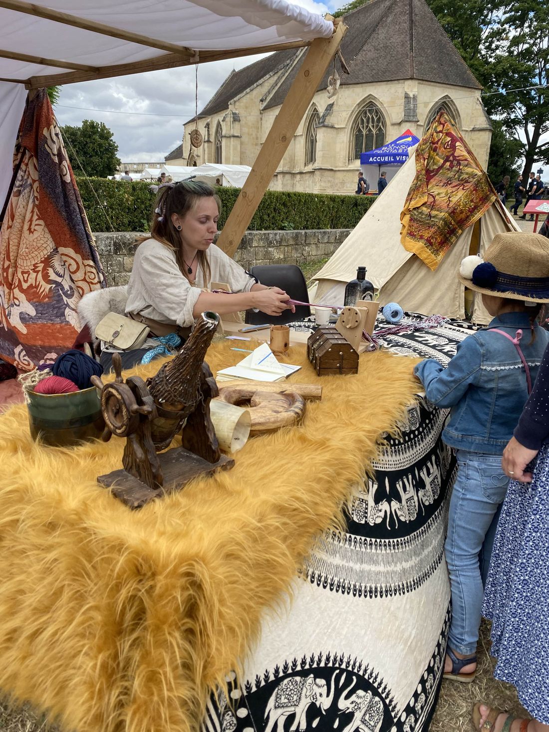 De nombreux ateliers étaient proposés au Banquet Fantastique