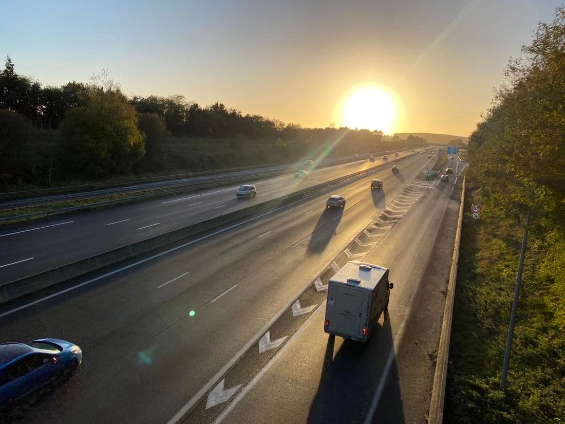 Sur l'autoroute