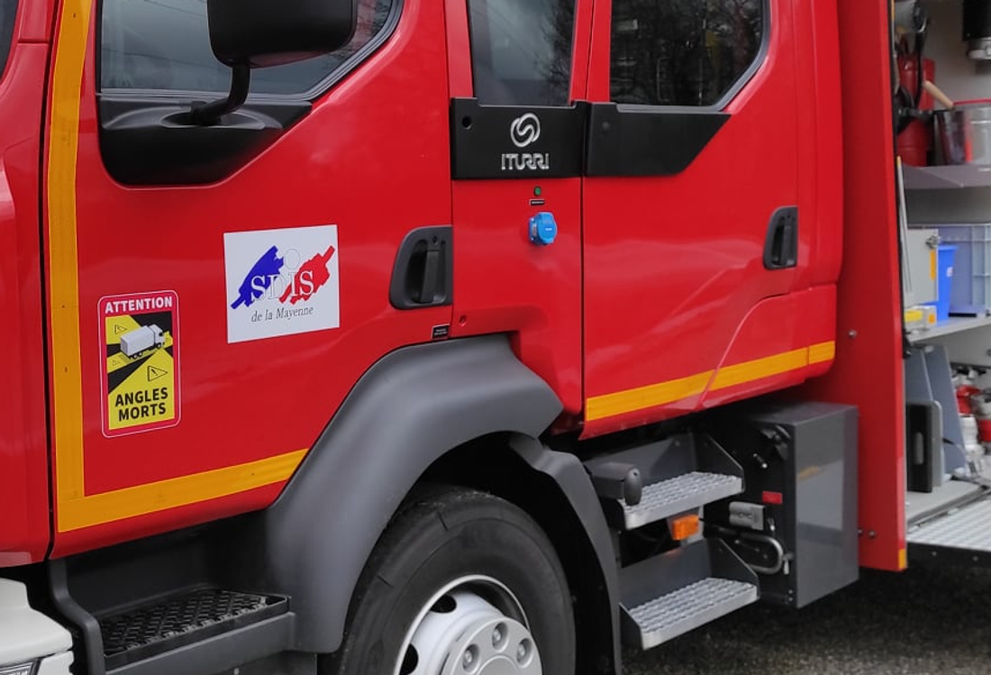 Accident sur la D553