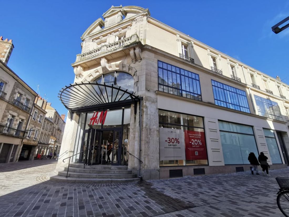 A Alençon, l'ancien magasin "H&M"