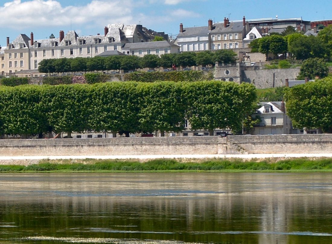 A Blois, la Loire coule paisiblement