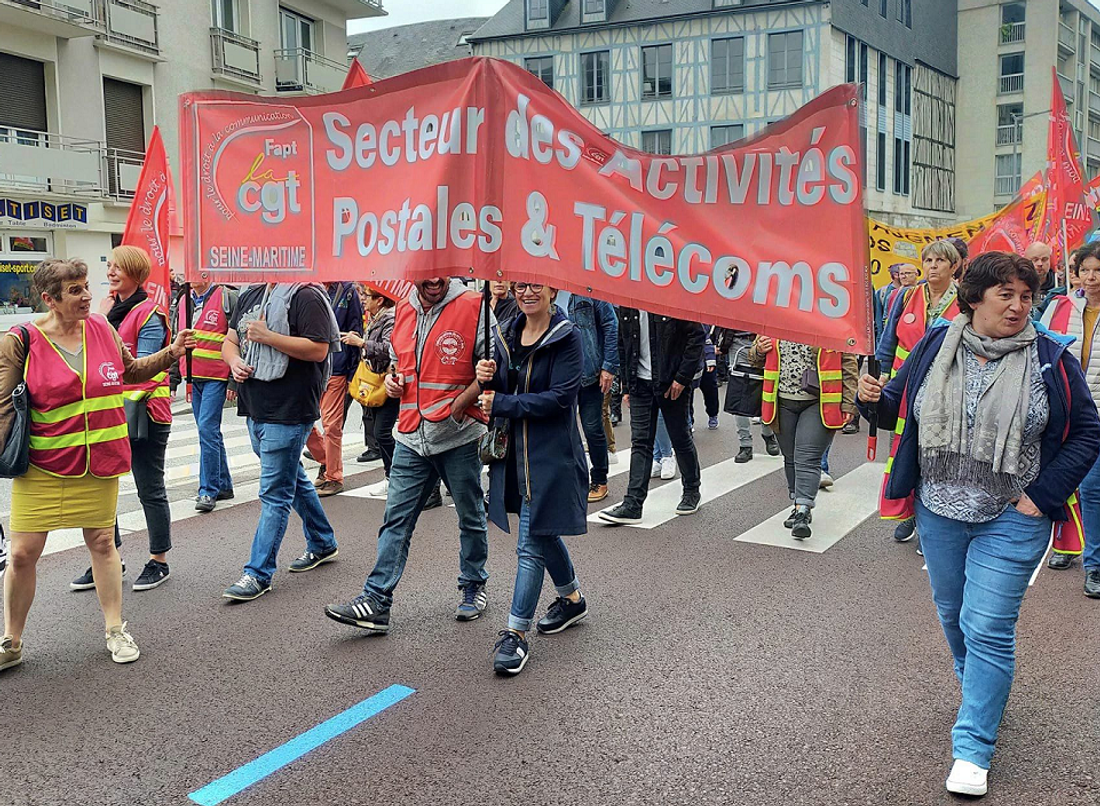 Manifestation à Rouen