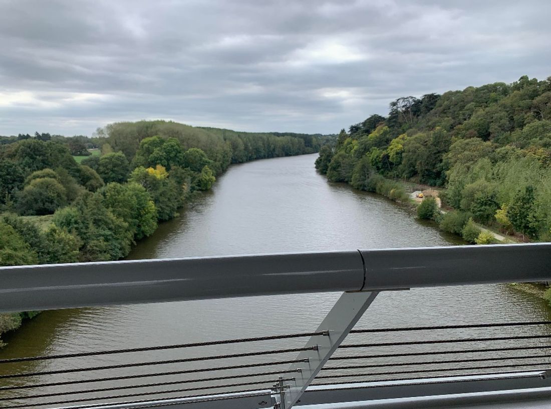 Pas vilaine, la vue depuis le viaduc, non ?