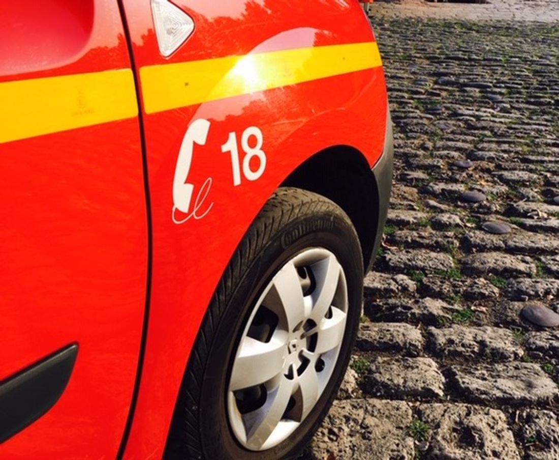 Les pompiers étaient sur place.
