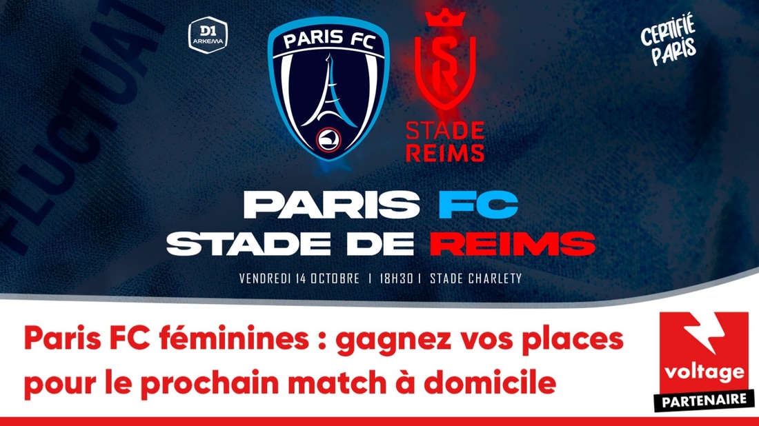 Paris FC féminines : gagnez vos places pour le prochain match à domicile