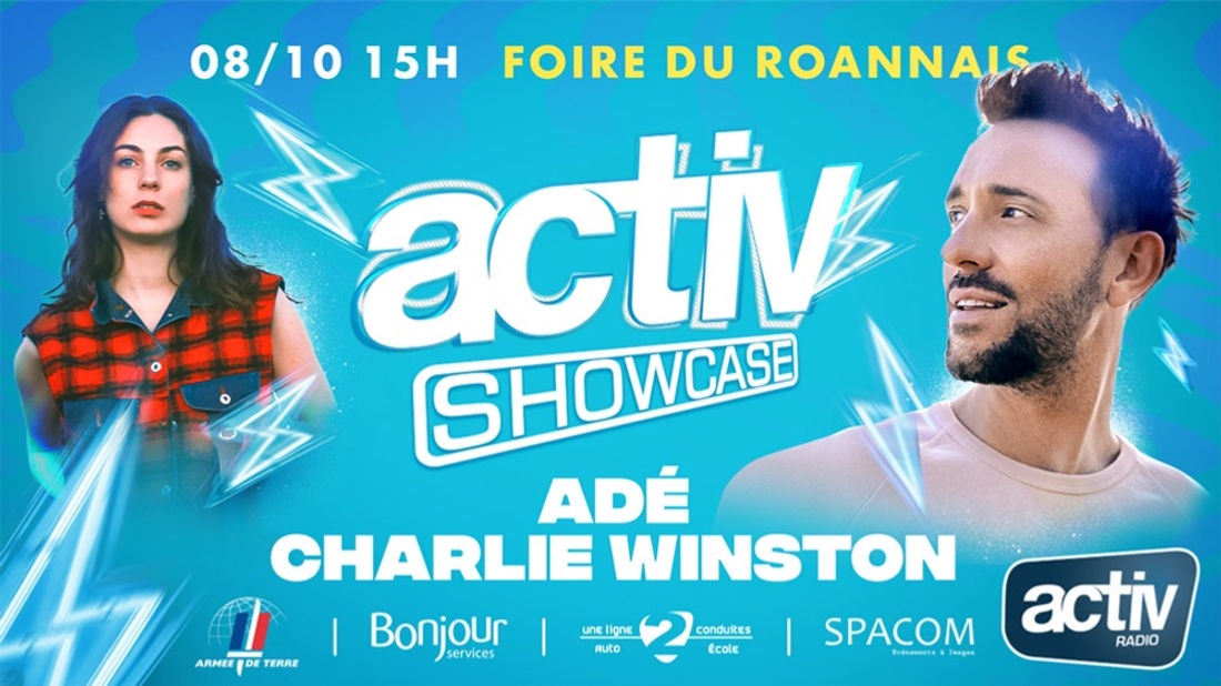 ACTIV showcase avec Adé et Charlie Winston