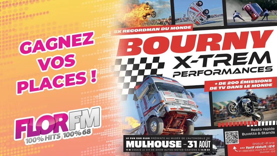 GAGNEZ VOS PLACES POUR LE SHOW TEAM BOURNY