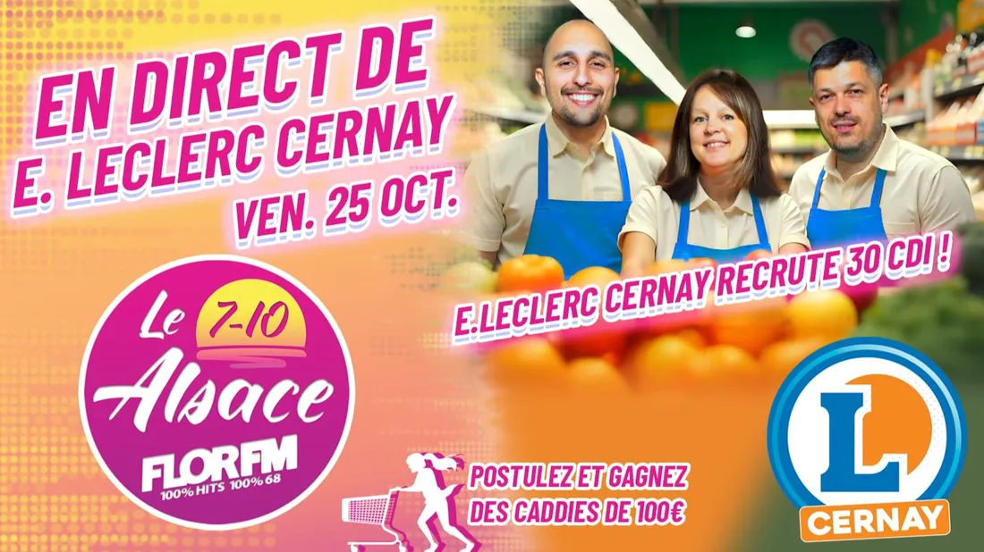 LE 7-10 ALSACE EN DIRECT DE E. LECLERC DE CERNAY