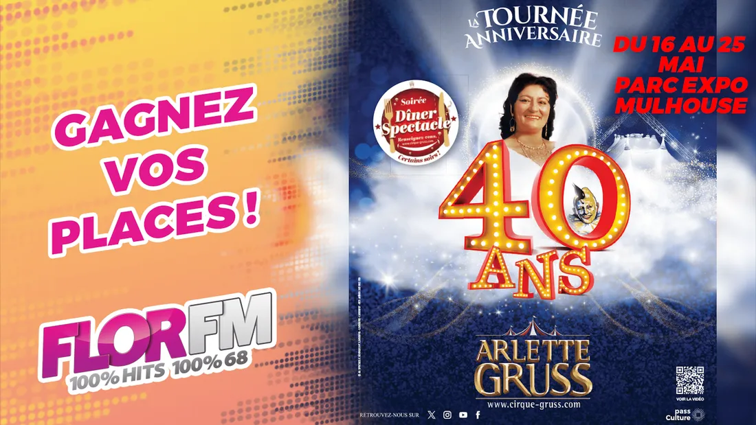 GAGNEZ VOS PLACES POUR LE CIRQUE ARLETTE GRUSS