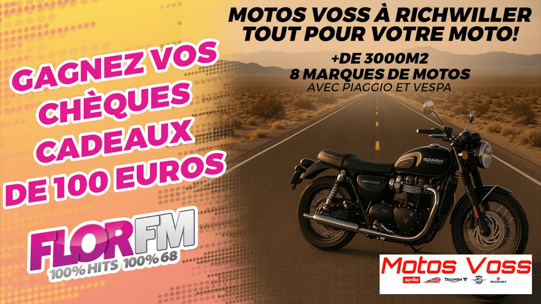 GAGNEZ DES CHEQUES CADEAUX CHEZ MOTOS VOSS