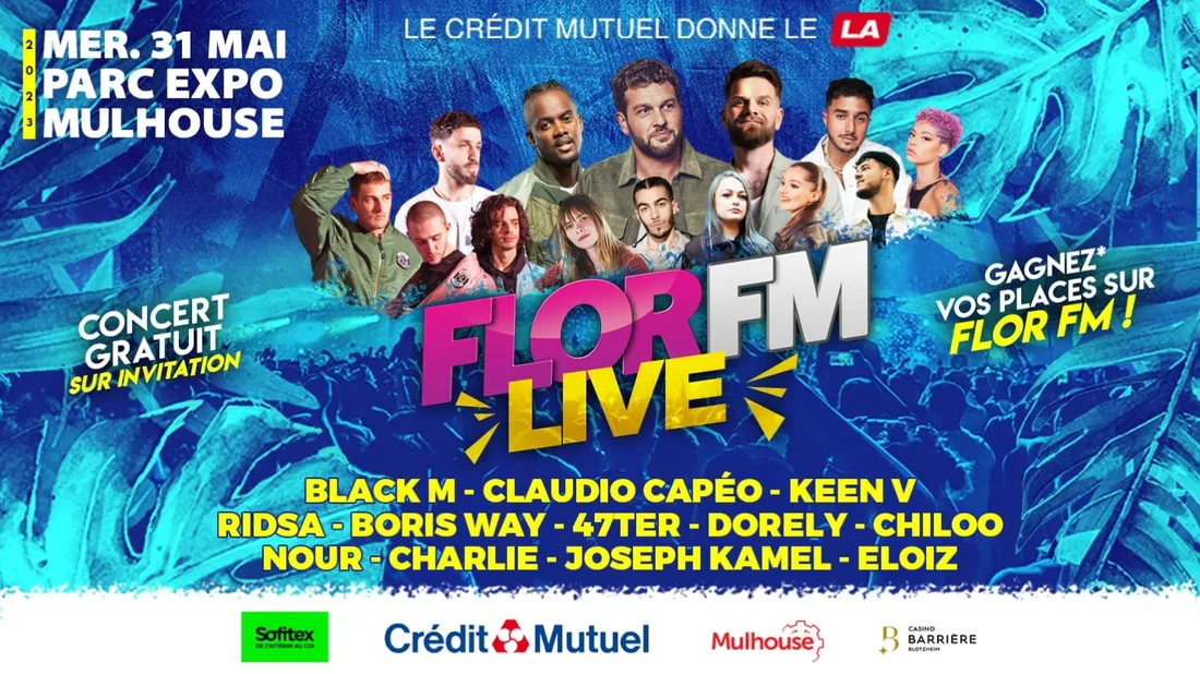 VOS PLACES POUR LE FLOR FM LIVE