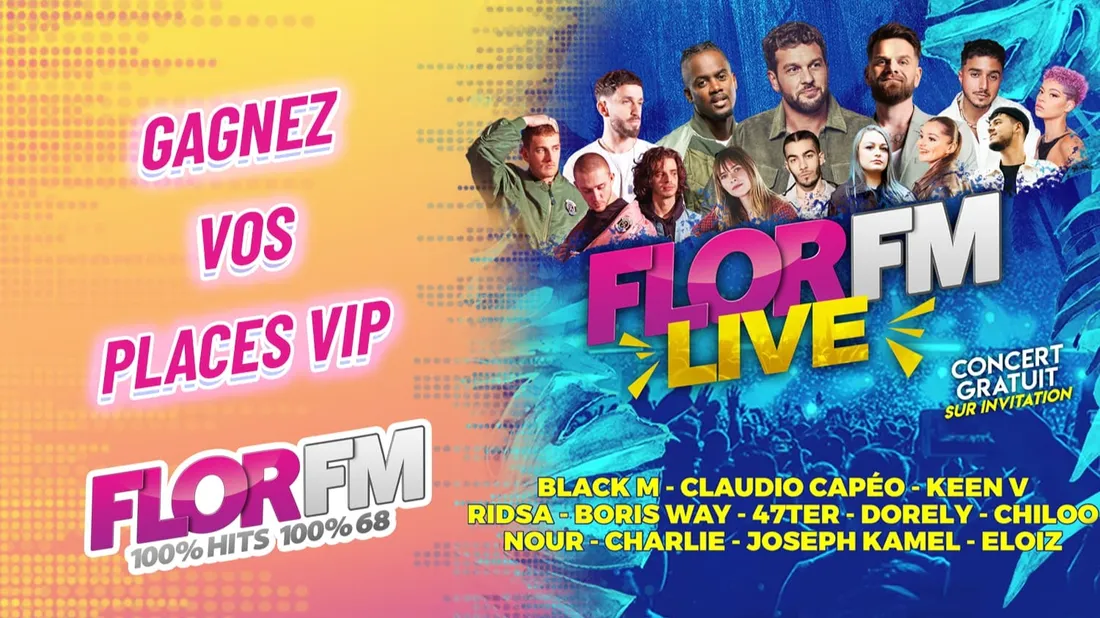 GAGNEZ VOS PLACES VIP POUR LE FLOR FM LIVE