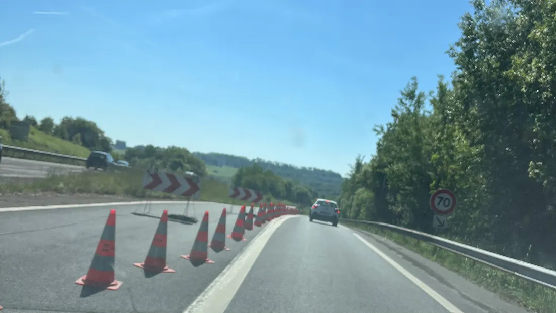 De nouveaux travaux sur l'autoroute en direction de Reims