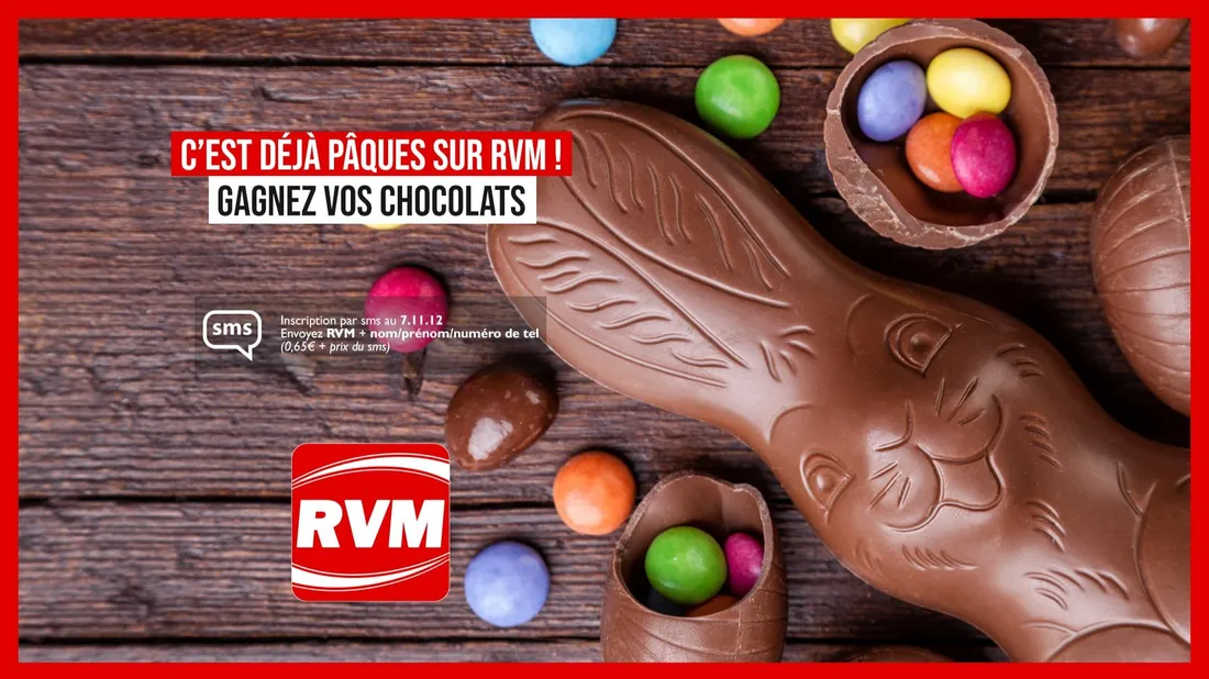 Gagnez vos chocolats de Pâques sur RVM