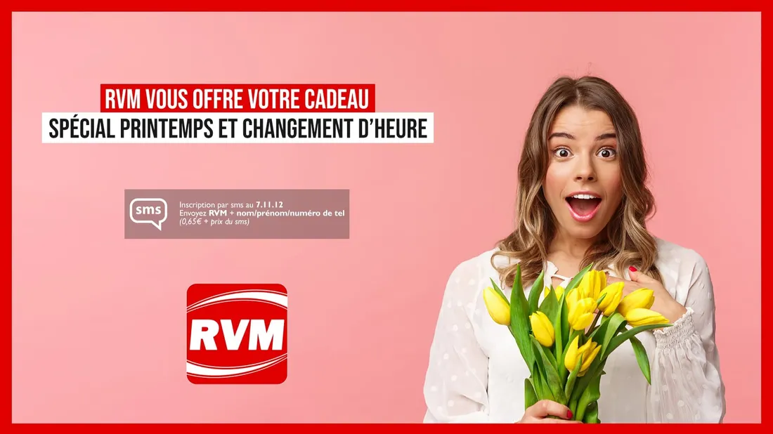 Gagnez votre cadeau pour l'arrivée du printemps et du changement d'heure sur RVM