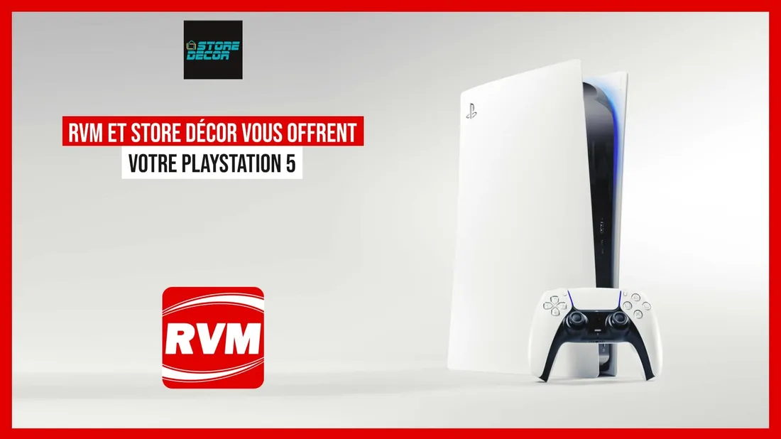 Gagnez votre PlayStation 5 et EA SPORTS FC 24 avec Store Decor sur RVM