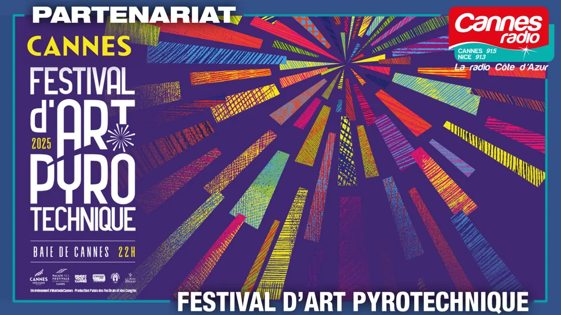 PARTENARIAT CANNES RADIO : LE FESTIVAL D'ART PYROTECHNIQUE DE CANNES