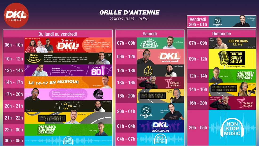 Votre grille des programmes