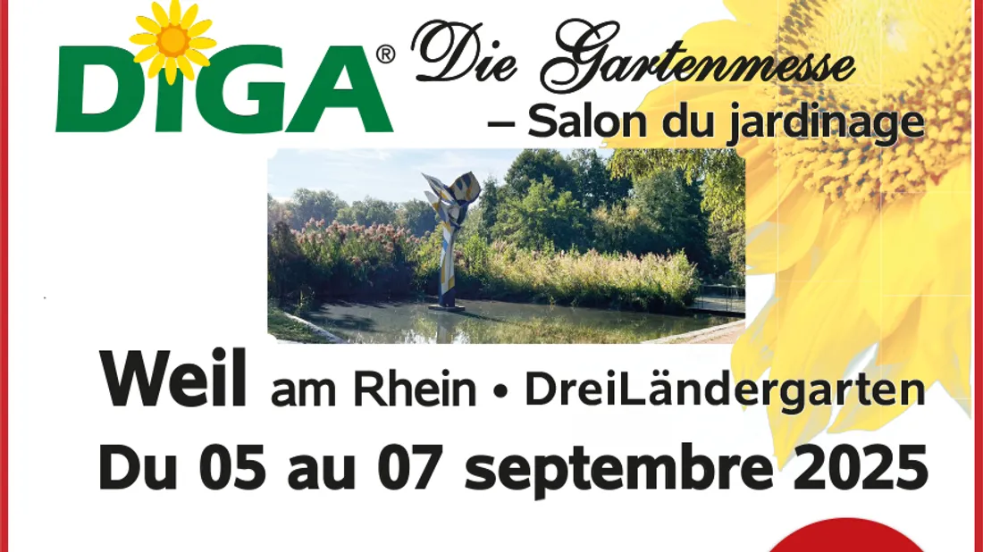 Gagnez vos entrées au DIGA Gartenmesse à Weil-am-Rhein !