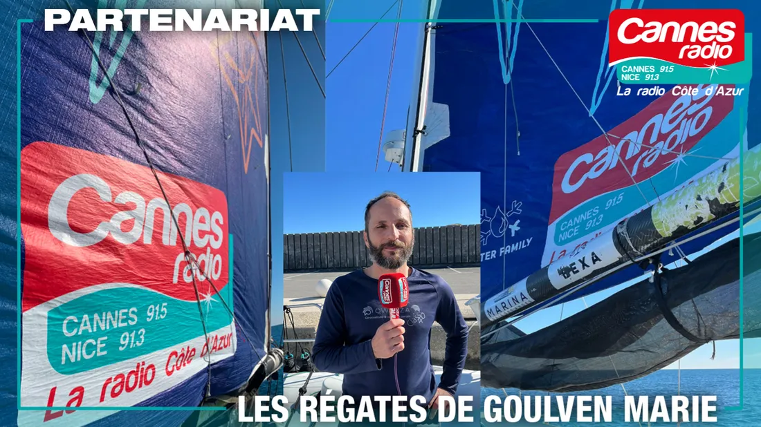 LES REGATES DE GOULVEN MARIE AVEC CANNES RADIO