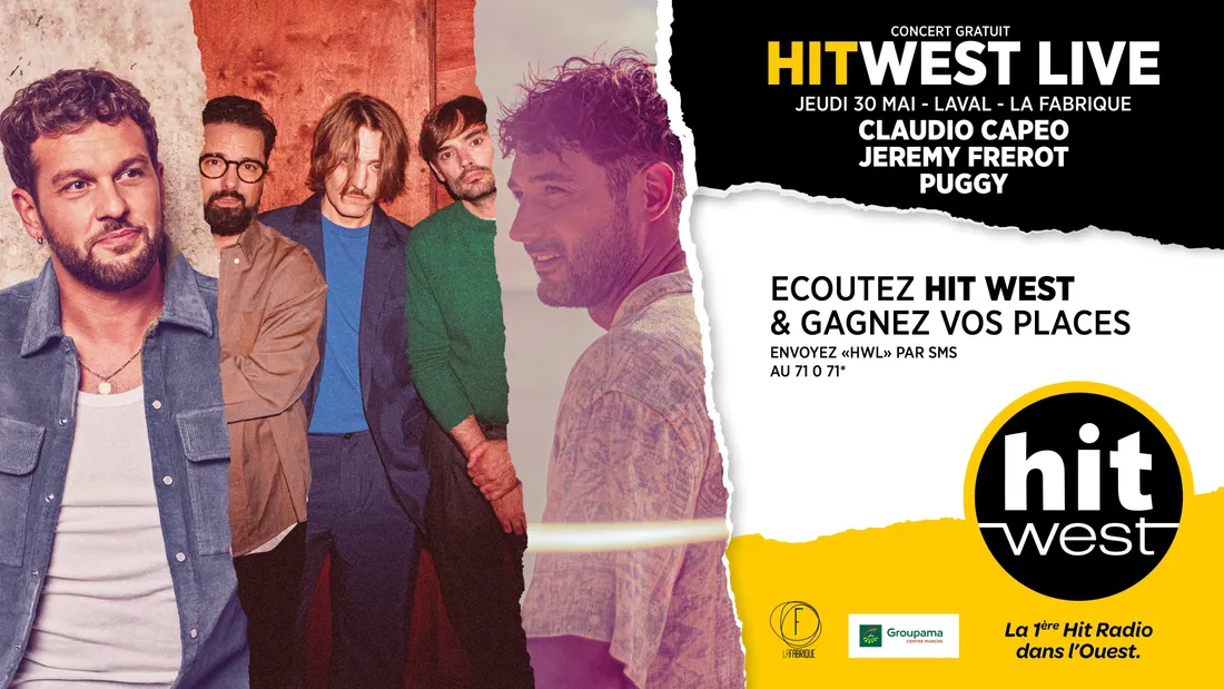 Hit West Live - Claudio Capéo, Jérémy Frérot et Puggy 