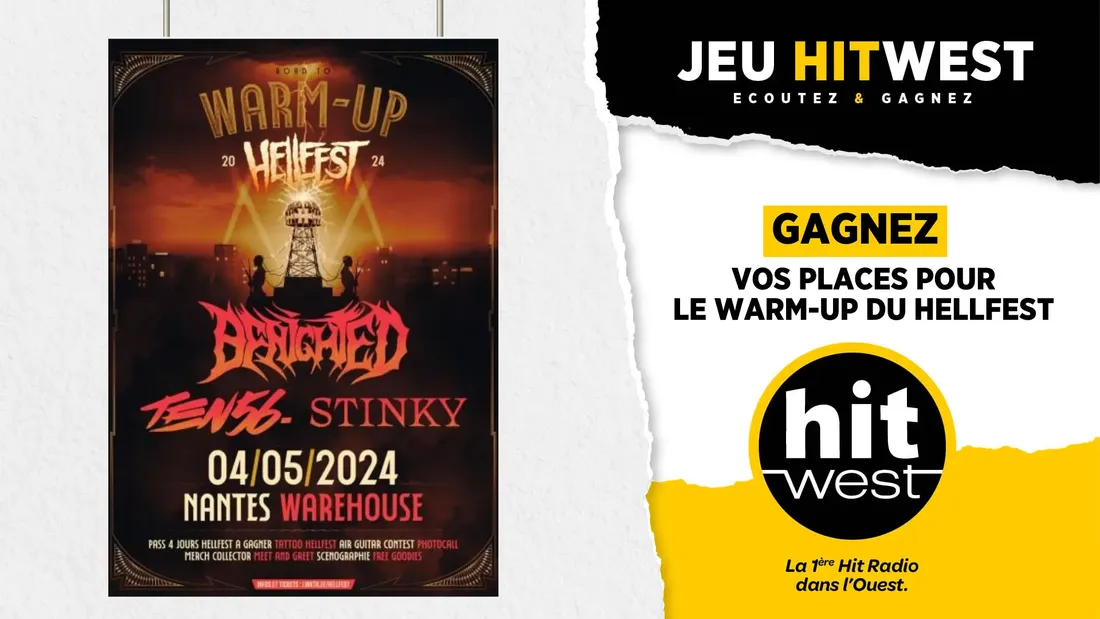 Gagnez vos places pour le Warm-Up du Hellfest au Warehouse à Nantes !