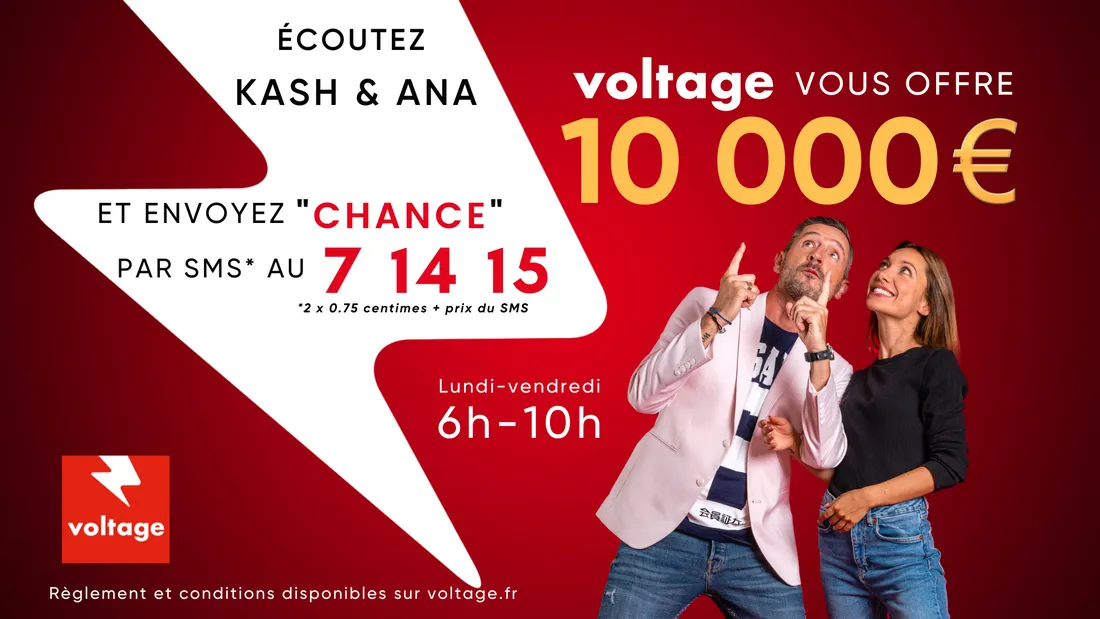 Gagnez 10 000€ cash grâce à Voltage