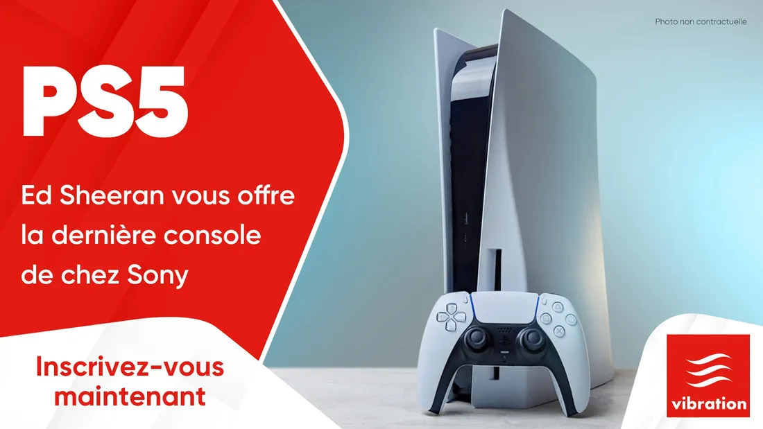 PlayStation 5 : Ed Sheeran vous offre la dernière console de chez Sony