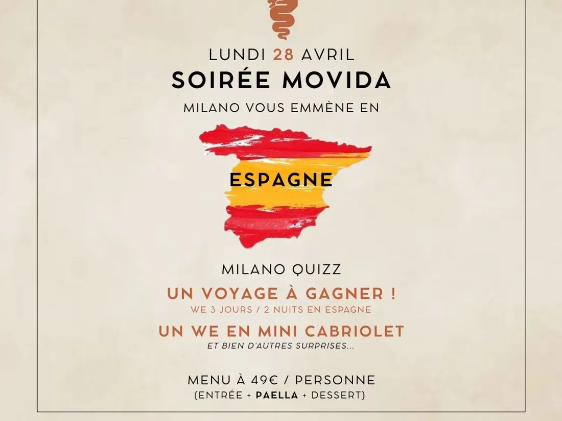 A Gagner : votre soirée « Movida » au restaurant « Le Milano » à Metz