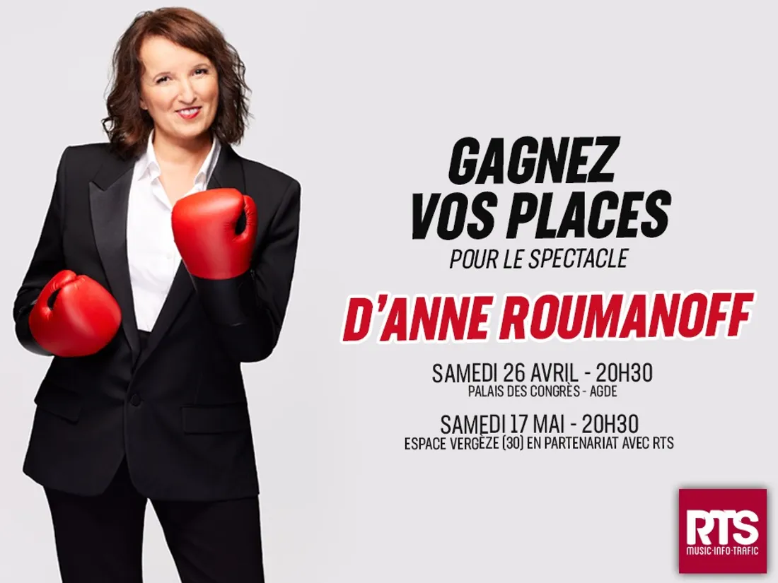 Anne Roumanoff à Vergèze et à Agde