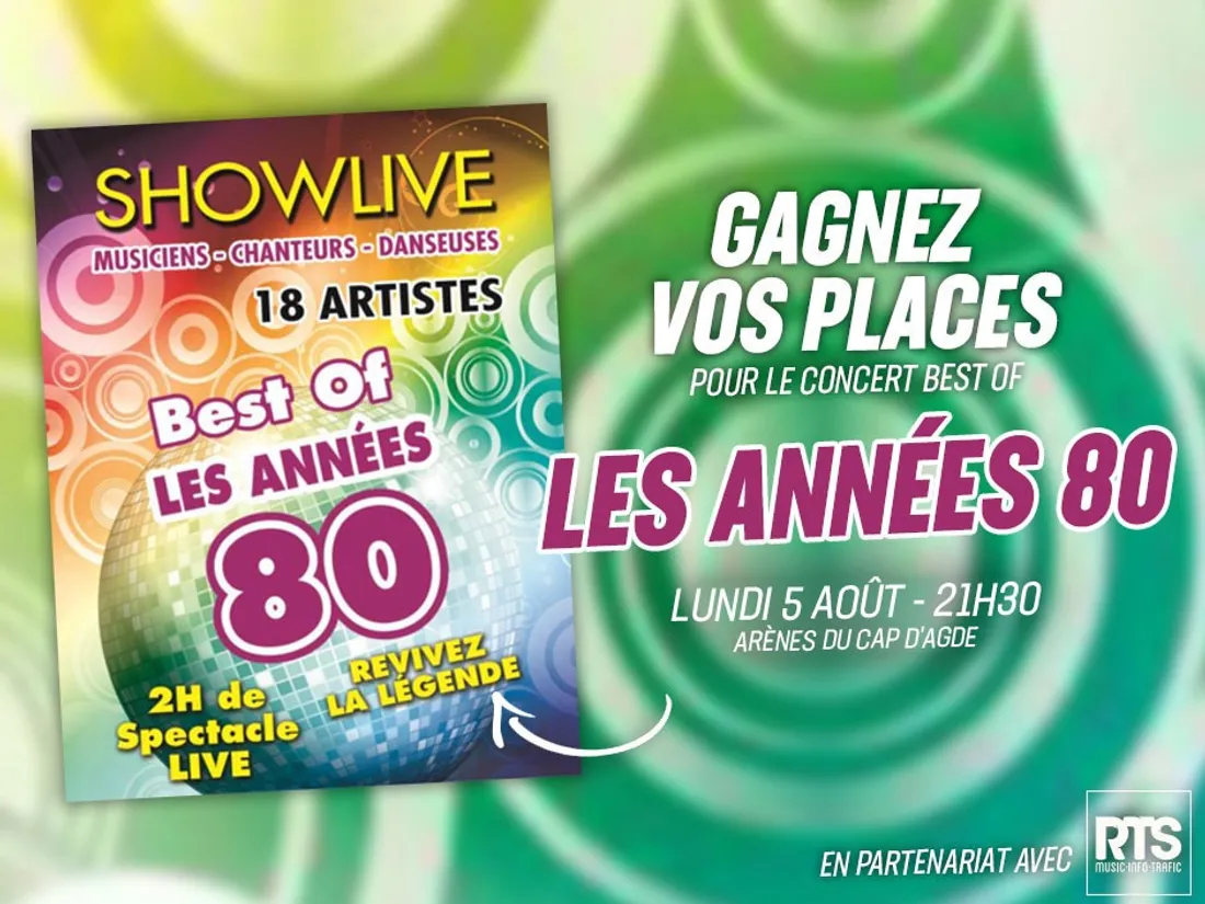 Best Of Les Années 80 aux Arènes du Cap d'Agde