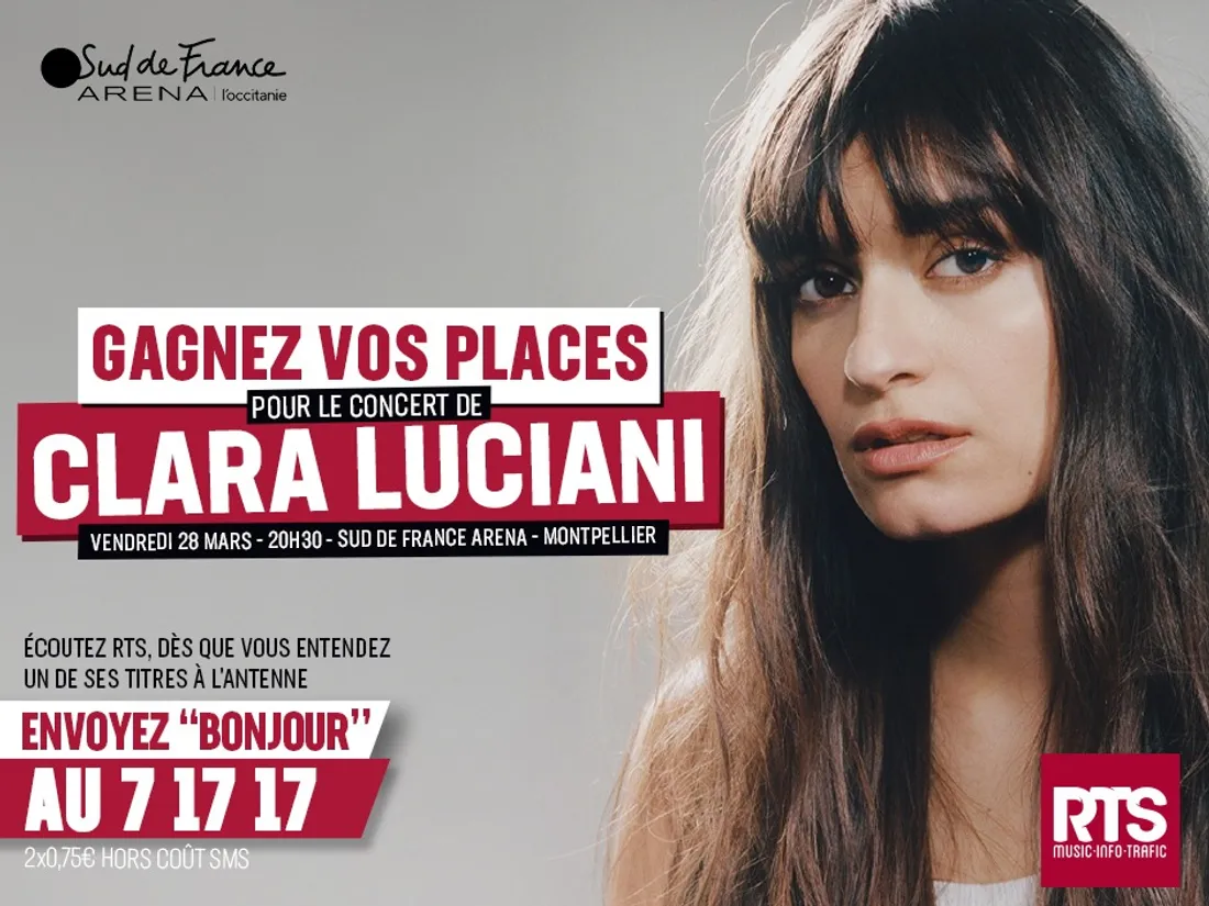 Clara Luciani en concert à la sud de France aréna de Montpellier