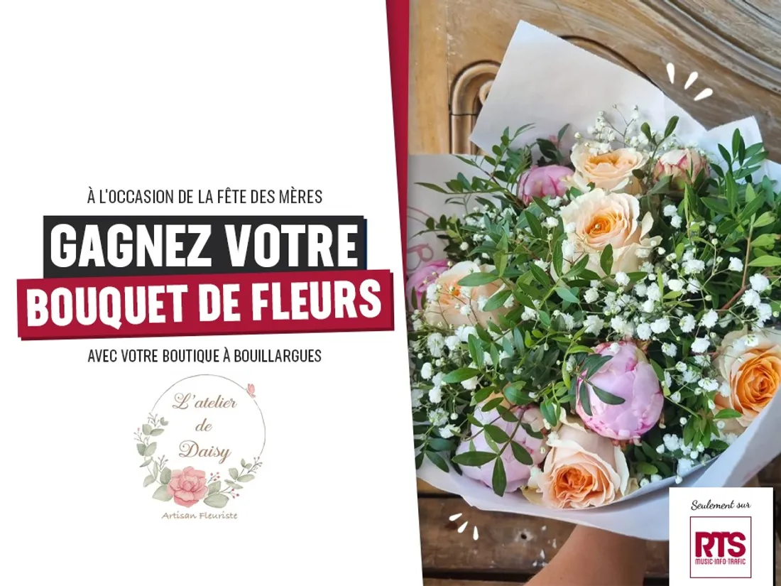 Gagnez vos bouquets de fleurs à l'occasion de la fête des mères...