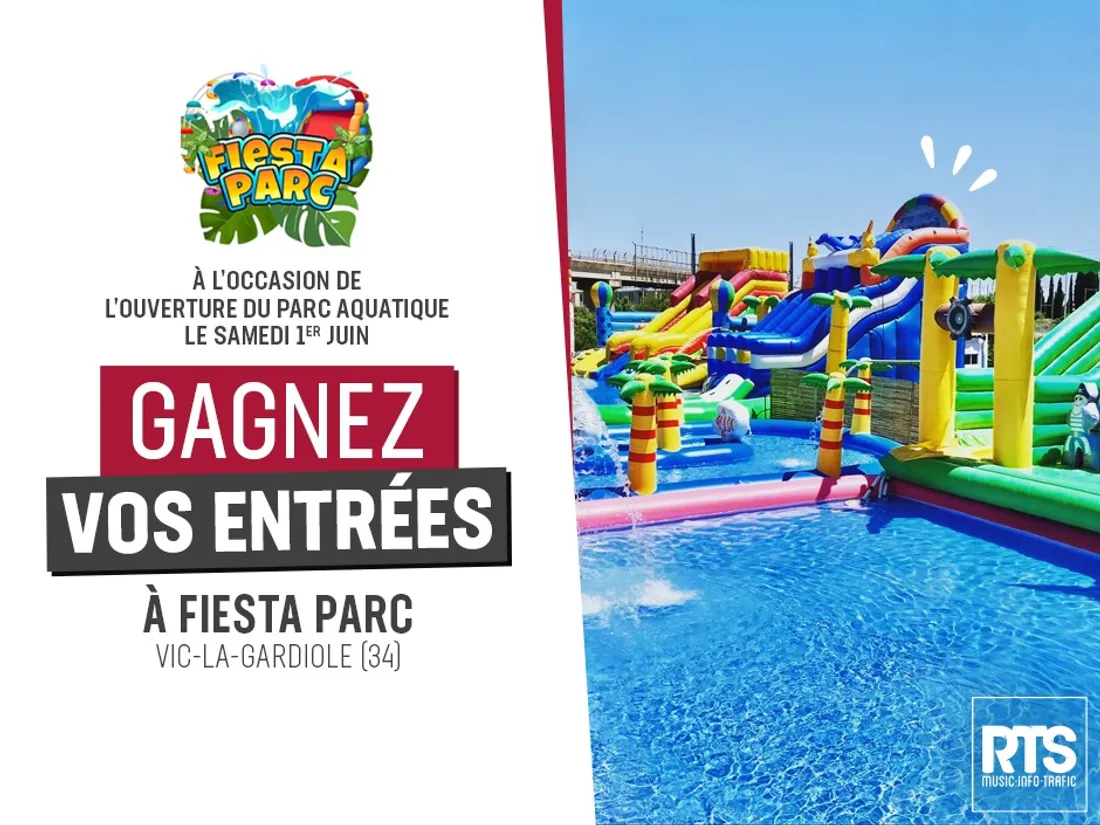 Gagnez vos entrées pour le parc Aquatique de Fiesta Parc